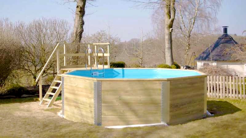 Installation piscine hors sol bois : Ã©tape 12