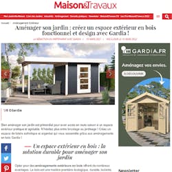 Maison & Travaux - Presse site internet